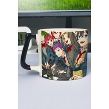 Zipzap Horimiya Anime Baskılı Seramik Lüks Kupa (1 Adet) Özel Siyah Kulp Dalga Kulp V1D
