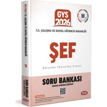 Data Yayınları Data 2026 GYS Çalışma Ve Sosyal Güvenlik Bakanlığı Şef Soru Banka