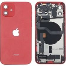Sora Home iPhone 12 Full Dolu Kasa (Kırmızı)