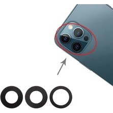 A-Luxe iPhone 12 Pro Max Arka Kamera Camı Seti