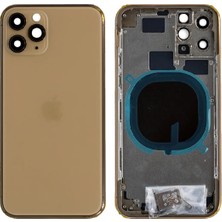 A-Luxe Iphone 11 Pro Boş Kasa + Kapak Gold Altın