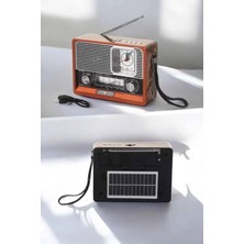 Armüz Ahşap Görünümlü Retro Bluetooth Radyo Usb,aux ve Sd Kart Girişli