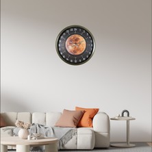 Nikaa Shop Eskitme 24 Saat Göstergeli Özel Tasarım Duvar Saati