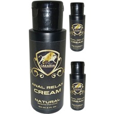 Alvera Collection Caraboa Kadınlar ve Ap.erkekler Için Analrelax Cream 3 Adet Lubricantanalrahatlatıcı Kasgevşetici Kaydırıcıkrem 60 ml