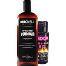 Alvera Collection Brickell Erkek 237 ml Şampuan Saçsakal Anti-Beyaz + 1sıxx Bayan Bay Kaygan Lubrikantkrem 60 ml