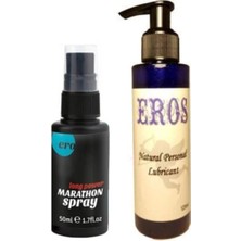 Alvera Collection Eros Mucizevi  Erkeklere Özel Sprey 50 ml  + Eros 125  ml  Lubricant Gel