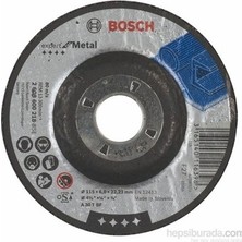 TeknoKapsül Bosch  - Expert Serisi Metal Için Bombeli Taşlama Diski (Taş) - A 30 T Bf, 115 Mm, 6,0