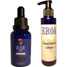 Alvera Collection Eros Hintohu Black Snake Erkekler Için For Men + Eros Natural Personal Lubricant 125 ml
