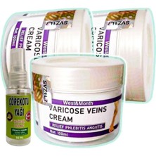 Alvera Collection West & Month Varcse Vnis Bakım Kremi 100 ml x 3 Adet + Çörek Otu Yağı 30 ml