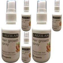 Alvera Collection Caizilan Hair Growth Spray 5 Adet Zencefil Özlü Saça Boyut Spreyi 50 ml