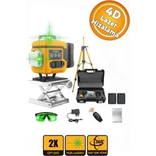 Chattel CHT900 Çift Akülü 4d Lazer Hizalama 16 Çizgi Yatay Dikey Yeşil Renk Lazer Hizalama