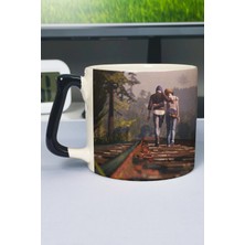 Zipzap Life Is Strange Baskılı Seramik Lüks Kupa (1 Adet) Özel Siyah Kulp Dalga Kulp V2D