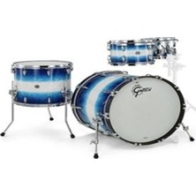 Gretsch Brooklyn 18"X14" Akustik Davul Seti (Blue Burst Pearl)