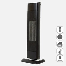 Voltomat 2000W Termostatlı Kule Tipi Seramik Fanlı Isıtıcı