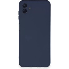 AKM Newface Samsung Galaxy A04 Kılıf Nano Içi Kadife Silikon - Lacivert