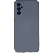 AKM Newface Samsung Galaxy M23 Kılıf Nano Içi Kadife Silikon - Gri