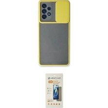 Marsilyan™- Galaxy A73 5g Kılıf Vadi Çizgi - Siyah 6d Mat Seramik Hayalet Nano Ekran Koruyucu