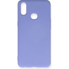 AKM Newface Samsung Galaxy A10S Kılıf Nano Içi Kadife Silikon - Lila