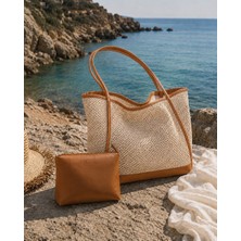 Victoria Valeria Summer Time Plaj Çantası + Değerli Eşya Çantası