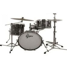Gretsch Broadkaster 18" Akustik Davul Seti (Deep Marine Black Pearl)