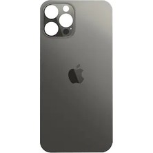 AKM iPhone 12 Pro Arka Pil Kapağı (Cam) Siyah