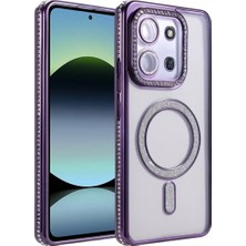 Homestead Newface Xiaomi Redmi 15C 4g Joke Simli Magneticsafe Kılıf - Derin Mor