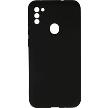No 35 Concept Newface Samsung Galaxy A11 Kılıf Nano Içi Kadife Silikon - Siyah