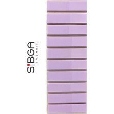 Sibga Tasarım Şeffaf Eflatun Renkli Postit Post-It Post It. Kitap Ayracı Ayraç Postit Sticker Not Kağıdı
