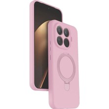 Mentra Online Xiaomi Mi 15T Pro Regal Magsafe Standlı Kapak - Açık Pembe