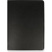 Galaxy X800 Tab S8 Plus 12.4 Kılıf 360 Tablet Deri Kılıf - Siyah