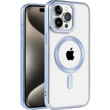 Mentra Online Apple Iphone 14 Pro Max Kılıf Kronos Magsafe Kapak - Sierra Blue
