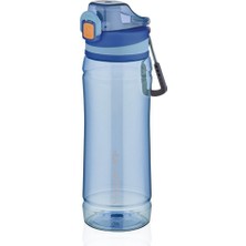 Empressco Çiftli Polikarbon Askı Aparatlı 780ML Mavi Matara, Sağlıklı ve Şık Tasarım