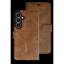 Mentra Online Samsung Galaxy S26 Plus Trend S Plus Kapaklı Kılıf - Taba