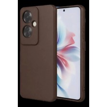 Mentra Online Oppo Reno 11F Kılıf First Silikon - Kahverengi