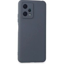 Mentra Online Xiaomi Redmi Note 12 5g Kılıf Nano Içi Kadife Silikon - Gri