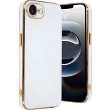 Mentra Online Apple Iphone 16E Kılıf Volet Silikon - Beyaz