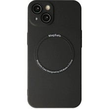 Mentra Online Apple Iphone 14 Plus Kılıf Jack Magneticsafe Lens Silikon - Siyah