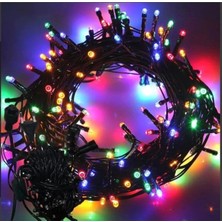 Mentra Online 10M 100 LED Boncuk Lamba Rgb Işık Siyah Kablo Mz-18-10 - LED Işık