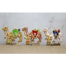 Store Sıvaroskı Deve Figürü Magnet 8 cm