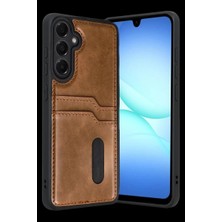 Karahan Galaxy A57 5g Sara Kartvizitli Deri Kılıf - Taba
