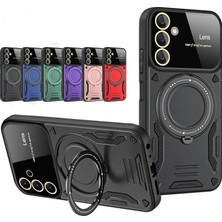 Zenviaa Samsung Galaxy A05S Kılıf Joy Lens Standlı Kapak - Lacivert ZENVIAA365423