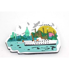 Store Istanbul Temalı Magnet 7X10 cm | Dekoratif Buzdolabı Süsü Turistik Hatıra