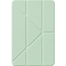 Zenviaa Apple Ipad 2025 10.9 10.nesil (A16) Mera Kalemlikli Tablet Kılıfı - Açık Yeşil Zenvia