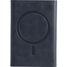 Zenviaa Joko Tema Magsafe Deri Kartlık - Lacivert ZENVIAA365423