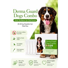 Lion Paw 20-40 kg Köpek Dış Parazit Ense Deri Damlası Pire Bit Kene Deri Bakımı Için Bitkisel Damla 4x3 ml