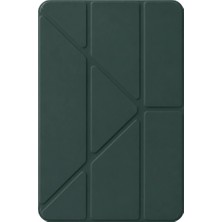 Zenviaa Apple Ipad 2025 10.9 10.nesil (A16) Mera Kalemlikli Tablet Kılıfı - Koyu Yeşil Zenviaa3