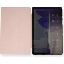Zenviaa Samsung Galaxy T970 Tab S7 Plus 12.4 Kılıf Tablet Smart Kılıf - Rose Gold ZENVIAA365423
