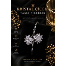 Kırkdabir Kristal Çiçek Taşlı Bileklik