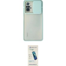 Marsilyan™- Redmi Note 10 Pro Kılıf Vadi Çizgi - Şeffaf Pasifik Cam Ekran Koruyucu