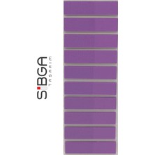 Sibga Tasarım Şeffaf Mor Renkli Postit Post-It Post It. Kitap Ayracı Ayraç Postit Sticker Not Kağıdı 200 Yaprak